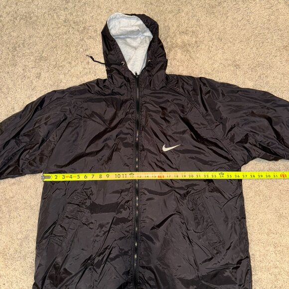 Rare Vintage Nike AIR Windbreaker Jacket - Size XL - Black Unisex - 90s - Picture 5 of 7